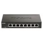 D-Link 8-poorts PoE Gigabit Smart Managed switch, managed, L2/L3, Gigabit Ethernet (10/100/1000), fullduplex, Power over Ethernet (PoE)