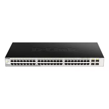 D-Link DGS-1210-52/ME managed L2 Gigabit Ethernet (10/100/1000) 1U zwart