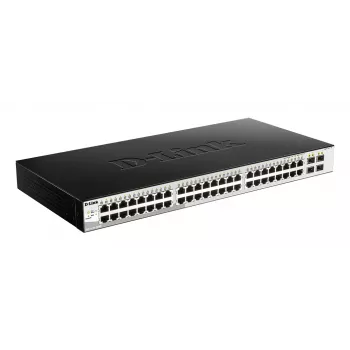 D-Link DGS-1210-52/ME managed L2 Gigabit Ethernet (10/100/1000) 1U zwart