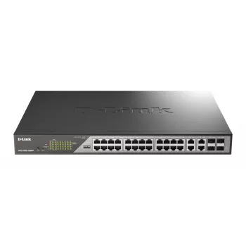 D-Link DSS-200G-28MPP netwerkswitch managed L2 Gigabit Ethernet (10/100/1000) Power over Ethernet (PoE) 1U grijs
