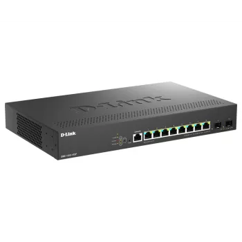 D-Link DMS-1250-10SP/E netwerkswitch managed 2.5G Ethernet (100/1000/2500) Power over Ethernet (PoE) zwart