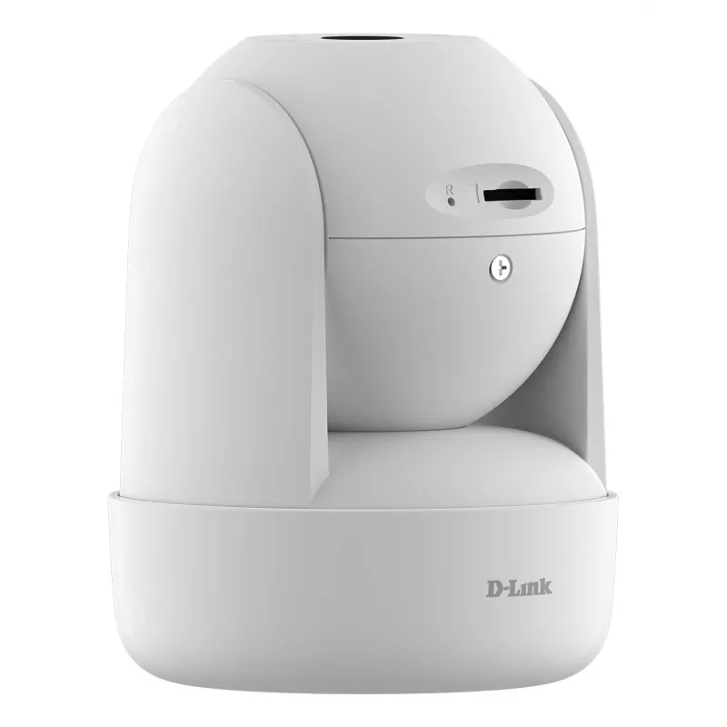 D-Link 2K pan-tilt wlancamera, IP-beveiligingscamera, binnen, draadloos, bureau, wit, turret