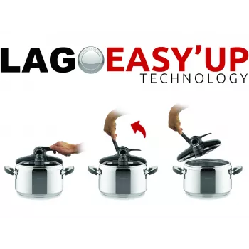 Lagostina Mia Lagoeasy'up 5 L RVS