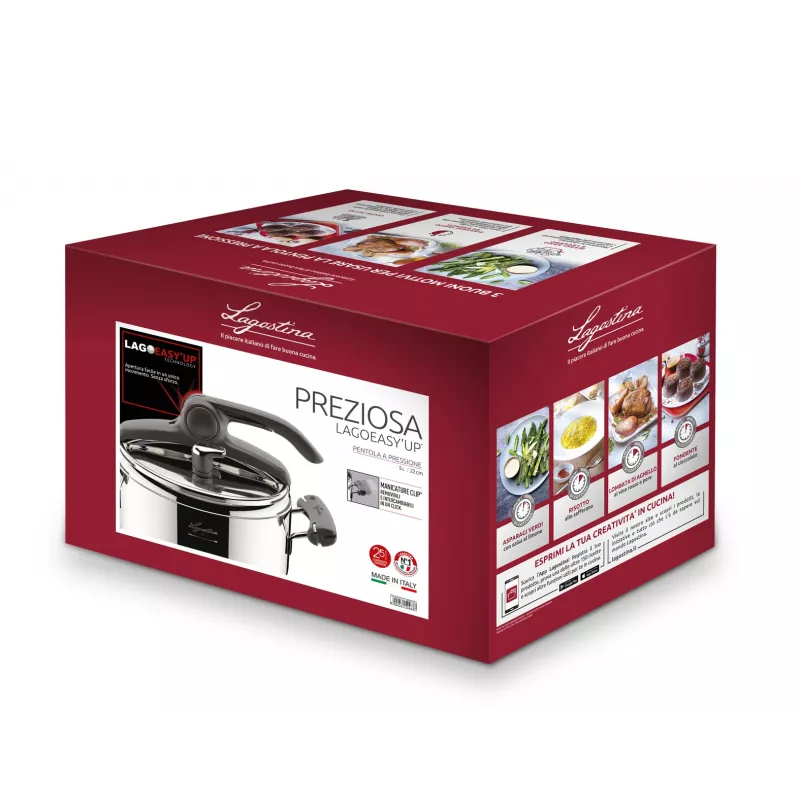 Lagostina Preziosa 012018010505 snelkookpan 5 L RVS