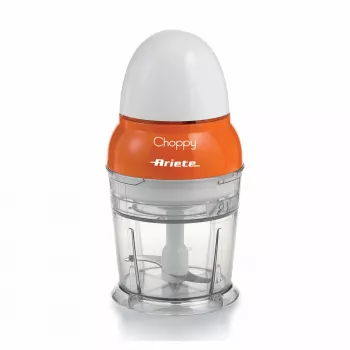 Ariete Choppy, 0,25 L, 4,22 kg, oranje, wit, RVS, 100 mm, 100 mm