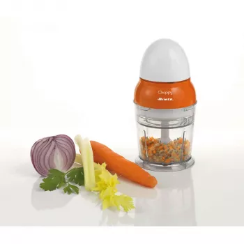 Ariete Choppy, 0,25 L, 4,22 kg, oranje, wit, RVS, 100 mm, 100 mm