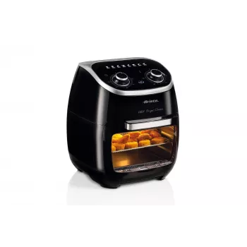 Ariete 4619 Airy Fryer oven – heteluchtfriteuse en elektrische bakoven met draaispit – roterende mand – droogoven – 2000 watt – 11 liter – staal