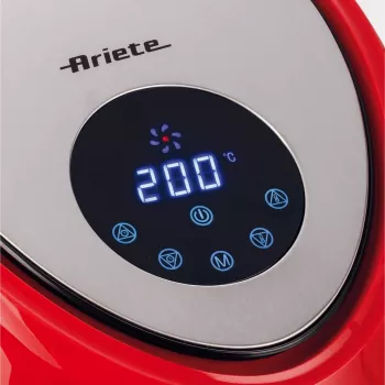 Ariete 4618 Airy Fryer XXL - heteluchtfriteuse - frituur 2,5 kg friet - 7 liter - koken zonder olie en vet - 1800 watt - rood