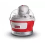 Ariete 643 ijsmachine Party Time, ijsmachine, 12 W, 1,5 L capaciteit, uitneembare container met dubbele isolatie, bereidingstijd 30 minuten, deksel om ingrediënten toe te voegen, rood