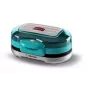 Ariete 205 Hamburger Maker Party Time, hamburgermachine, 1200 W, dubbele antiaanbakplaten, 2 vakken, gemakkelijk te reinigen, blauw