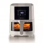 Ariete 4626 Airy Fryer 6L, heteluchtfriteuse, 1300 W, 6 l inhoud, 2,5 kg capaciteit, 8 voorgeprogrammeerde programma's, temperatuur tot 200 °C, transparante mand voor kookcontrole, zwart