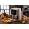 Ariete 4626 Airy Fryer 6L, heteluchtfriteuse, 1300 W, 6 l inhoud, 2,5 kg capaciteit, 8 voorgeprogrammeerde programma's, temperatuur tot 200 °C, transparante mand voor kookcontrole, zwart