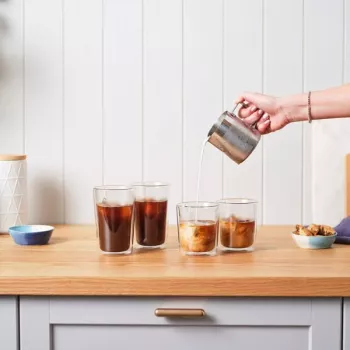 De’Longhi SC319 koffieglas transparant 2 stuks 490 ml