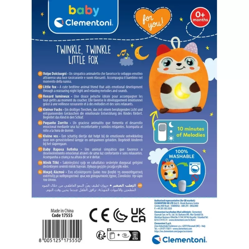 Clementoni Disney Baby 17555 knuffel