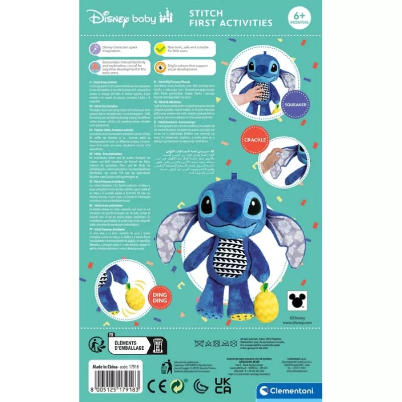 Clementoni Disney Baby 17918 pluchen knuffel