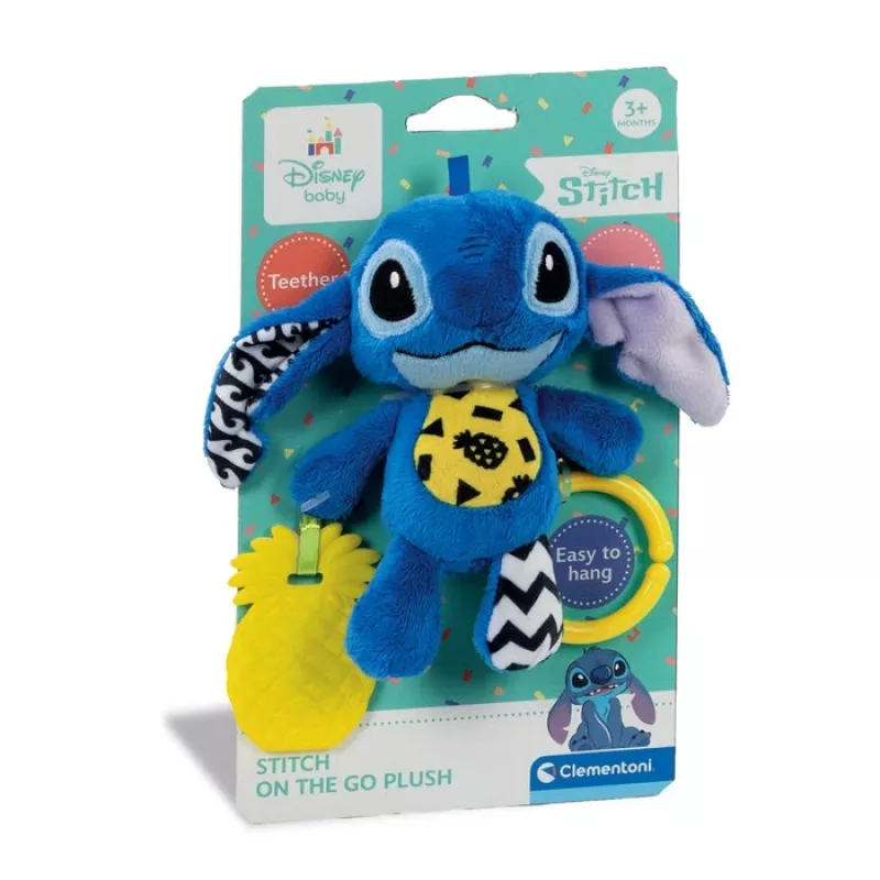 Clementoni Disney Baby Stitch Soft Rattle Baby hangspeelgoed