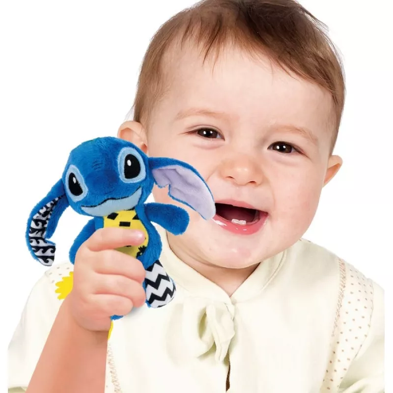 Clementoni Disney Baby Stitch Soft Rattle Baby hangspeelgoed