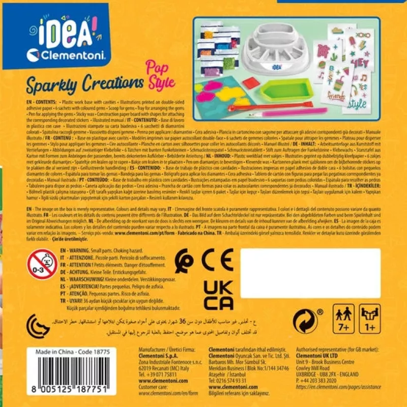 Clementoni Sparkly Creations, 7 jaar, meerkleurig
