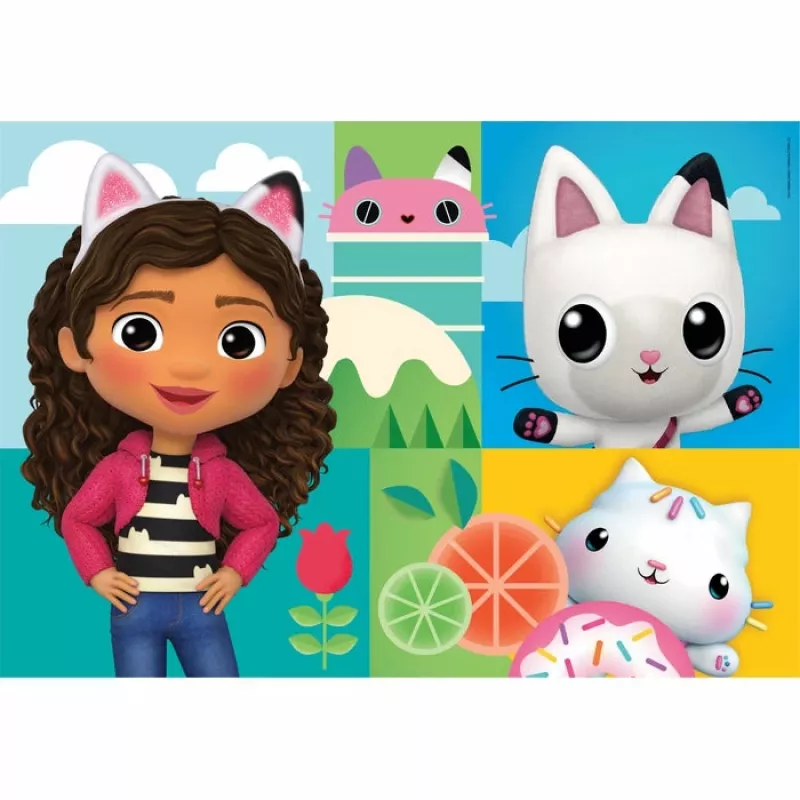 Clementoni Supercolor Gabby’s Dollhouse puzzel 30 stukjes tekenfilms