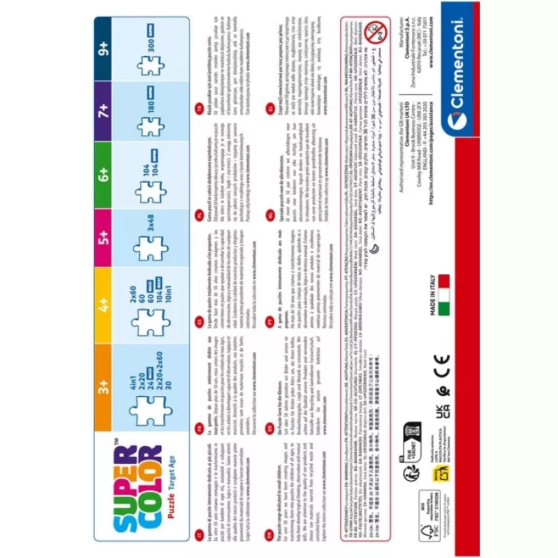 Clementoni Supercolor 21744 puzzel 300 stukjes tekenfilm