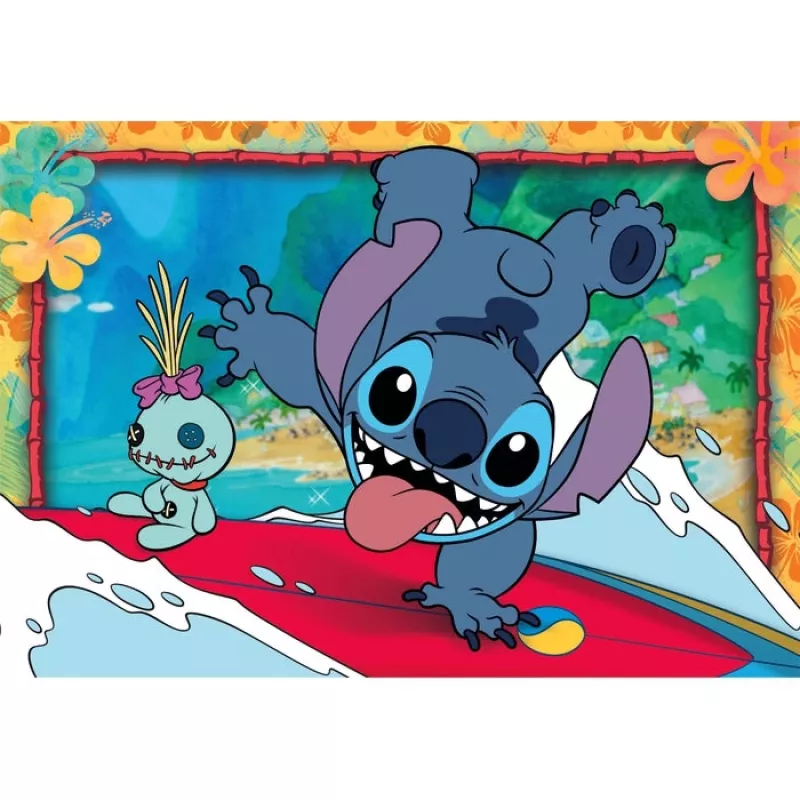 Clementoni Supercolor puzzel 2x20 stukjes, Disney Stitch (24809)