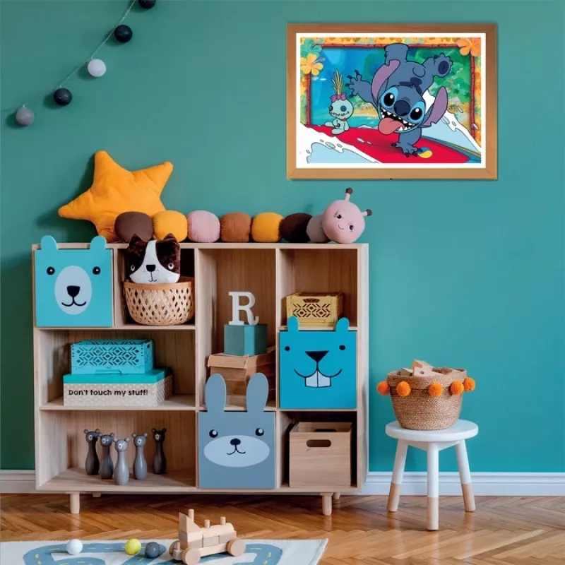 Clementoni Supercolor puzzel 2x20 stukjes, Disney Stitch (24809)