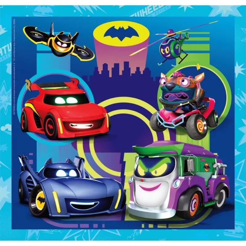 Clementoni Supercolor Batwheels puzzel 48 st. strips