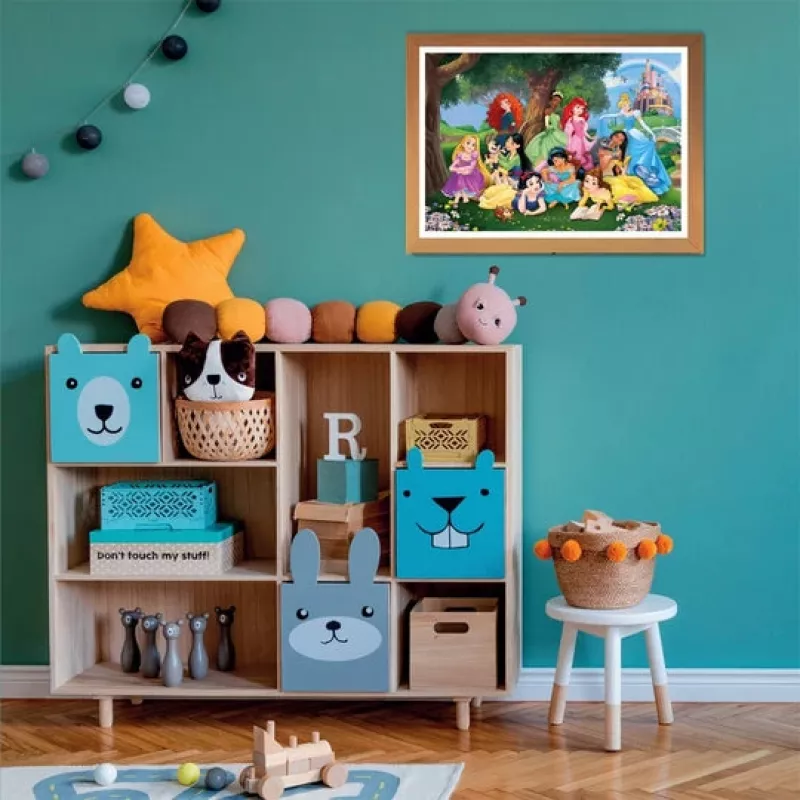 Clementoni Supercolor Disney Princess puzzel 104 st. tekenfilms