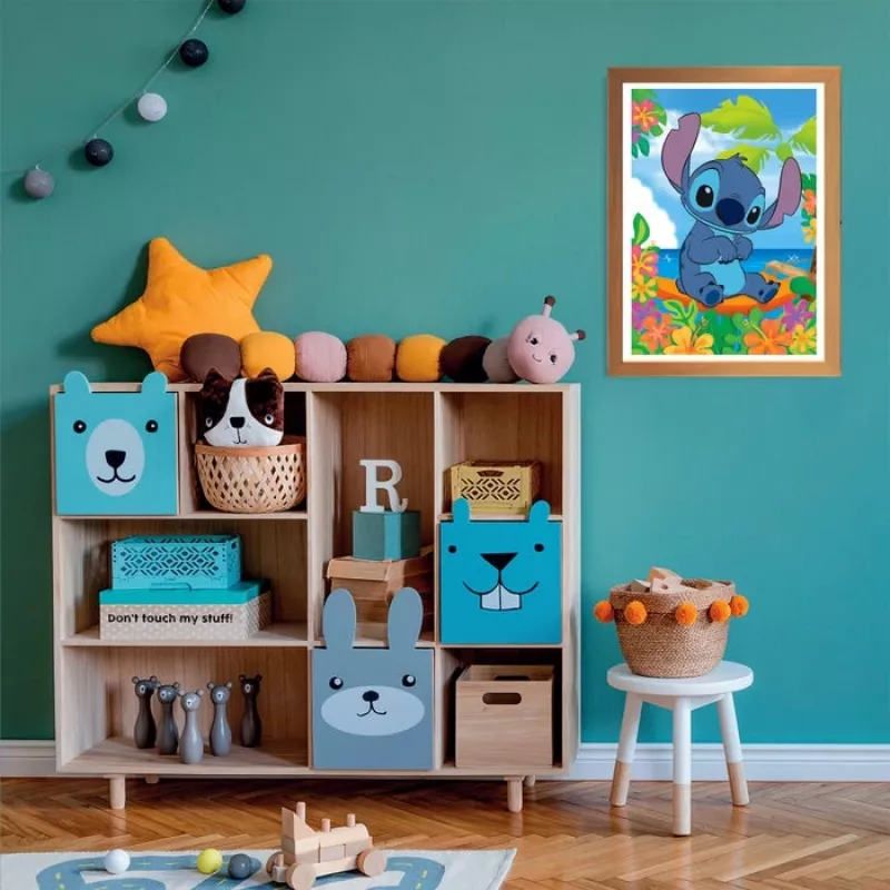 Clementoni Supercolor Stitch puzzel 104 stukjes tekenfilms