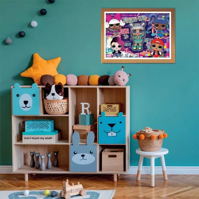 Clementoni Supercolor LOL puzzel 104 stukjes tekenfilms