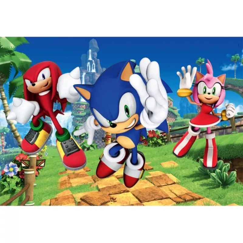 Clementoni Sonic puzzel 104 stuks comics