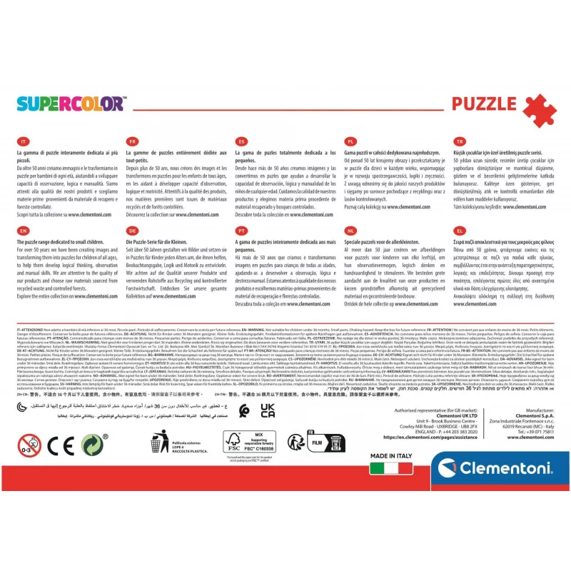 Clementoni 29785 puzzel