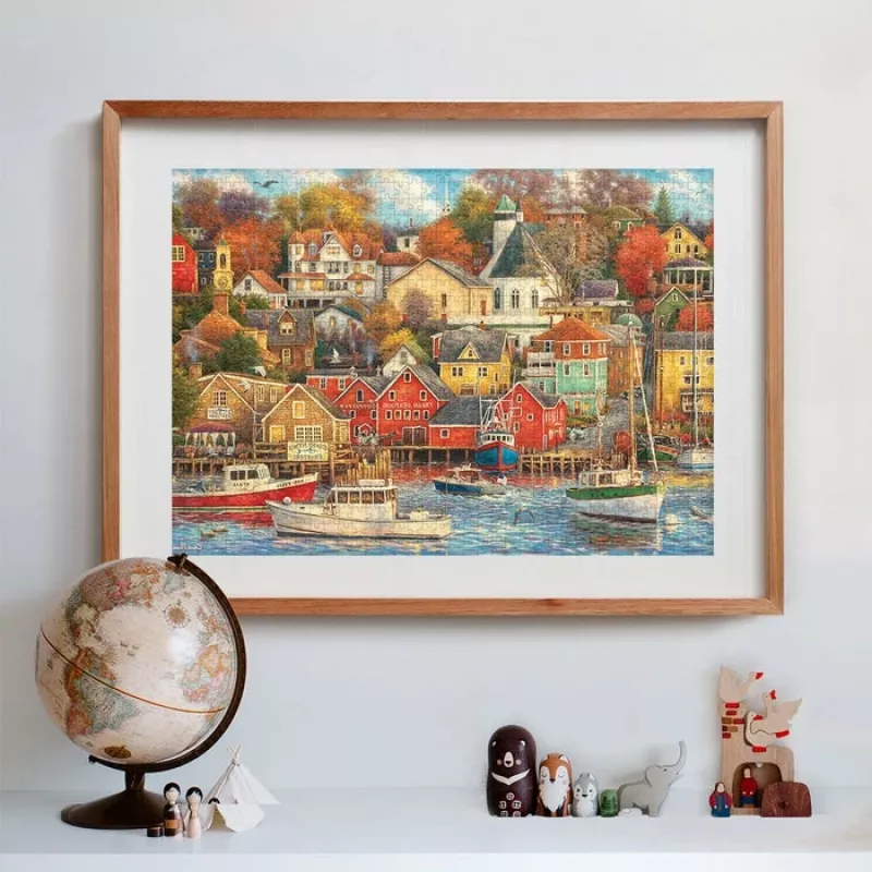 Clementoni High Quality Collection Good Times Harbor puzzel 1500 stukjes kunst