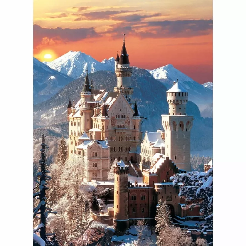Clementoni High Quality Collection Neuschwanstein puzzel 1500 stuks landschap