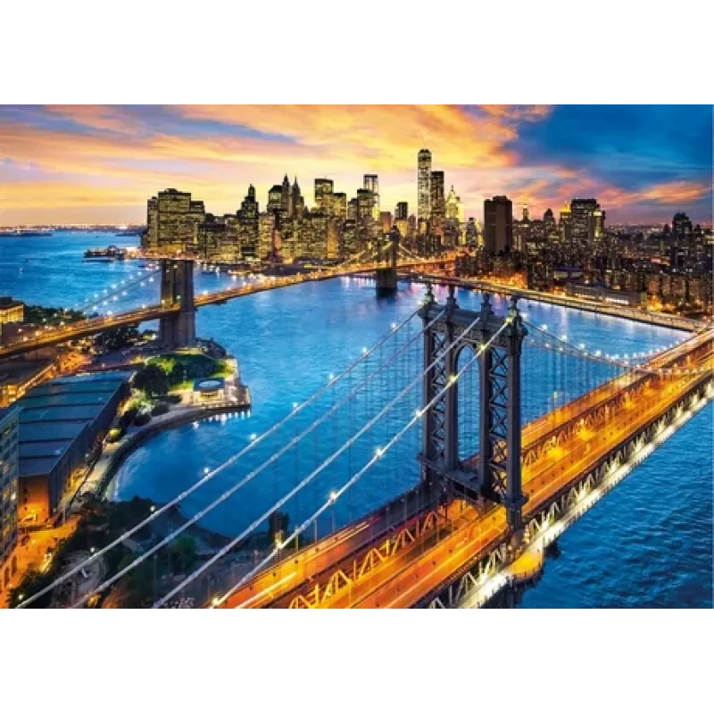 Clementoni New York, 3000 stuks, stad, 14 jaar