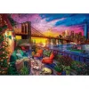 Clementoni Manhattan balkon-zonsondergang puzzel 3000 stuks stad