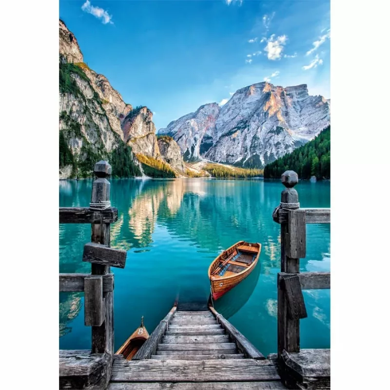 Clementoni High Quality Collection Pragser Wildsee puzzel 500 stuks landschap