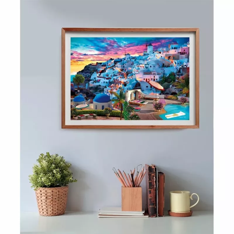 Clementoni High Quality Collection Griekenland zicht puzzel 500 stuks landschap