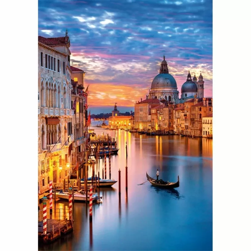 Clementoni High Quality Collection Verlicht Venetië puzzel 500 stuks landschap