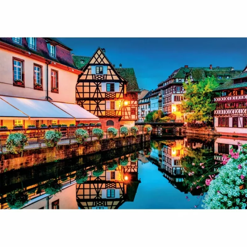 Clementoni High Quality Collection Straatsburg Oude Stad Puzzel 500 stuks Landschap