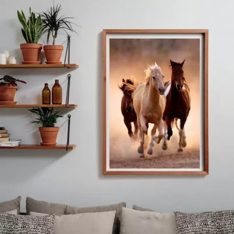 Clementoni Running Horses Puzzel 1000 stukjes Dieren