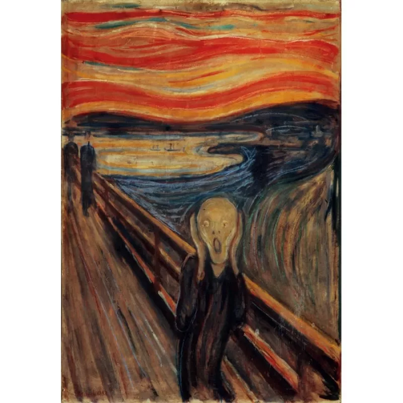 Clementoni Museum Collection Munch Der Schrei Puzzel 1000 stuks Kunst