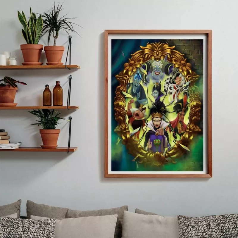 Clementoni Disney Villains Puzzel 1000 stuks Cartoons