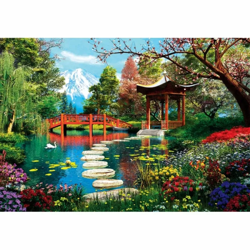 Clementoni High Quality Collection Fuji Garden Puzzel 1000 stukjes Landschap