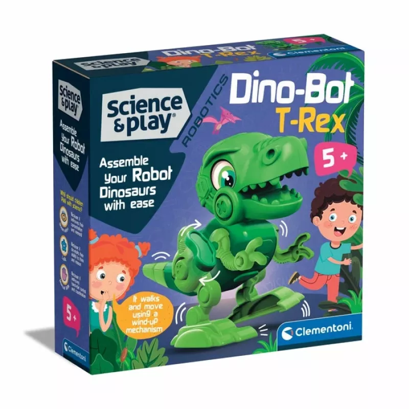 Clementoni Science & Play Dino Bot T-Rex Junior, robotdinosaurus, 5 jaar