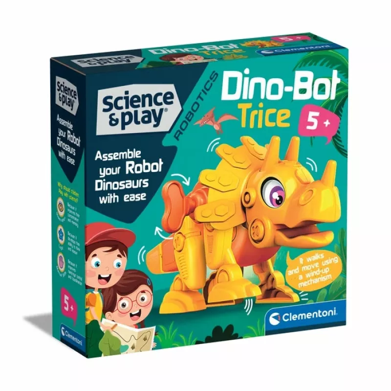 Clementoni Dino Bot Triceratops Junior, robotdinosaurus, 5 jaar