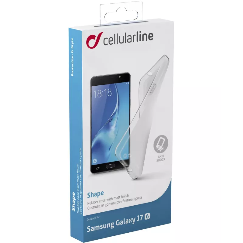 Cellularline Shape - Galaxy J7 (2016), hoesje, Samsung, Galaxy J7, 14 cm (5.5 inch), transparant