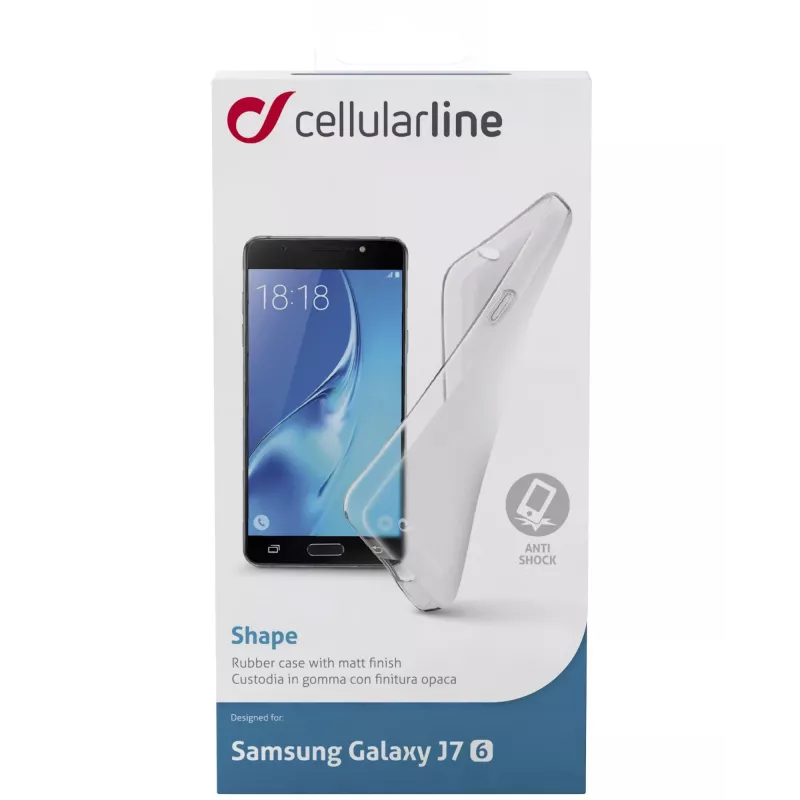 Cellularline Shape - Galaxy J7 (2016), hoesje, Samsung, Galaxy J7, 14 cm (5.5 inch), transparant