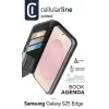 Cellularline Book Agenda Galaxy S25 Edge kunstleren boekhoes met magneetsluiting
