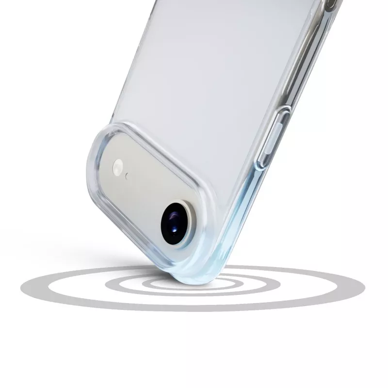 Cellularline Clear Protect - iPhone Air hardcase met rubberen randen